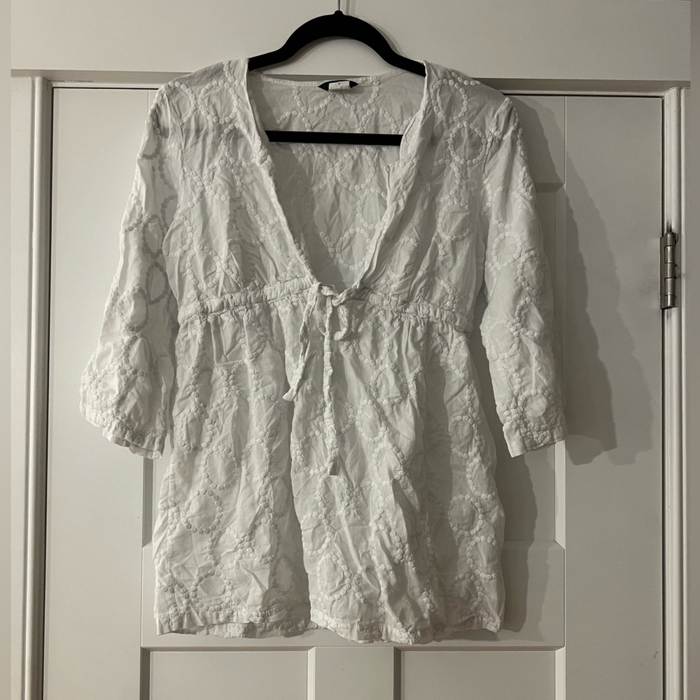JCrew Beach Cover Up Top, s